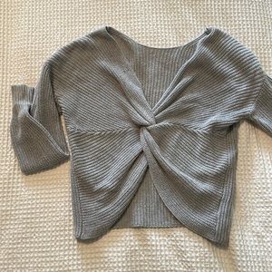Twist / Open Back Sweater